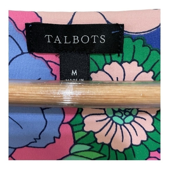 Very Pretty Talbots Floral Dress, M Spring Summer - Picture 10 of 12